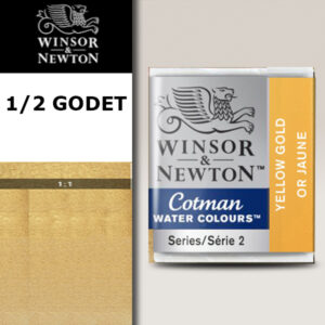 088 - Oro Giallo 1/2 Godet Acquerello Cotman Winsor e Newton