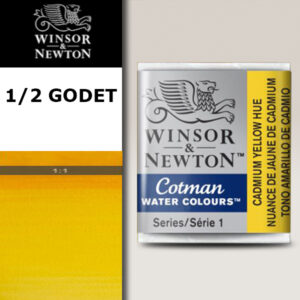 109 - Giallo di cadmio imit 1/2 Godet Acquerello Cotman Winsor e Newton