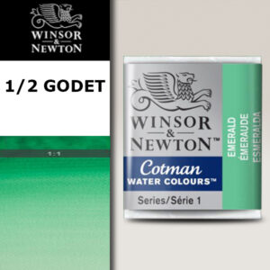 235 - Smeraldo 1/2 Godet Acquerello Cotman Winsor e Newton