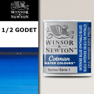 327 - Blu intenso 1/2 Godet Acquerello Cotman Winsor e Newton