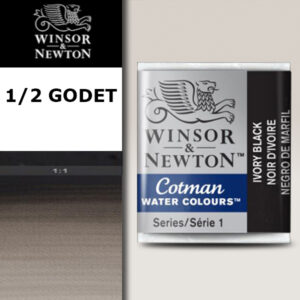 331 - Nero d'avorio 1/2 Godet Acquerello Cotman Winsor e Newton