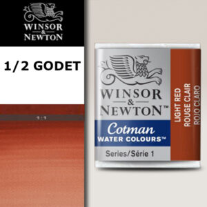 362 - Rosso chiaro 1/2 Godet Acquerello Cotman Winsor e Newton