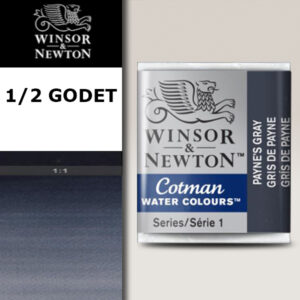 465 - Grigio Payne 1/2 Godet Acquerello Cotman Winsor e Newton