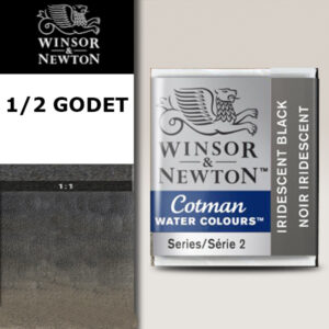 473 - Nero Iridescente 1/2 Godet Acquerello Cotman Winsor e Newton