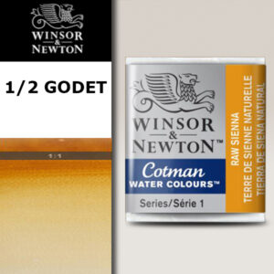 552 - Terra di Siena naturale 1/2 Godet Acquerello Cotman Winsor e Newton