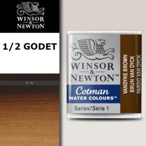 676 - Bruno Van Dyck 1/2 Godet Acquerello Cotman Winsor e Newton