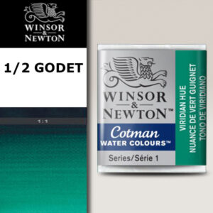 696 - Verde veronese imit 1/2 Godet Acquerello Cotman Winsor e Newton