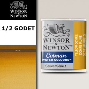 744 - Ocra giallo 1/2 Godet Acquerello Cotman Winsor e Newton