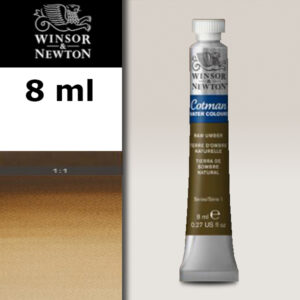 554 - Terra d'ombra naturale 8 ML Acquerello Cotman Winsor e Newton