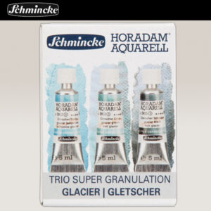 Trio Supergranulation Glacier 3 Tubetti da 5 ML Acquerello Horadam Schmincke