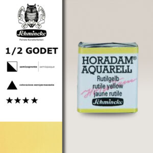 205 - giallo rutilo Acquerello 1/2 Godet Horadam Schmincke