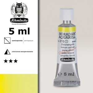 215 - giallo limone Acquerello 5 ML Horadam Schmincke