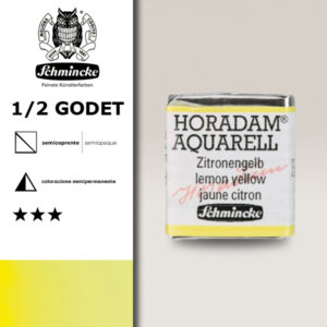 215 - giallo limone Acquerello 1/2 Godet Horadam Schmincke