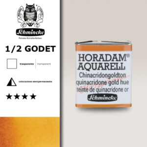 217 - tono di quinacridone oro Acquerello 1/2 Godet Horadam Schmincke