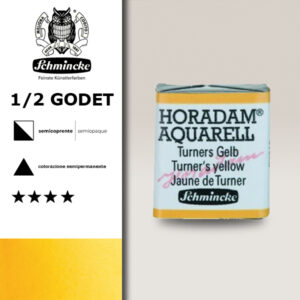 219 - giallo di Turner Acquerello 1/2 Godet Horadam Schmincke