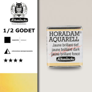 221 - giallo brillante scuro Acquerello 1/2 Godet Horadam Schmincke