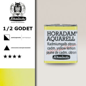 223 - giallo di cadmio limone Acquerello 1/2 Godet Horadam Schmincke