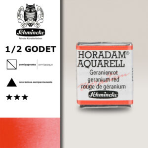 341 - rosso geranio Acquerello 1/2 Godet Horadam Schmincke