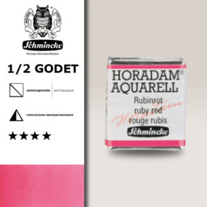 351 - rosso rubino Acquerello 1/2 Godet Horadam Schmincke
