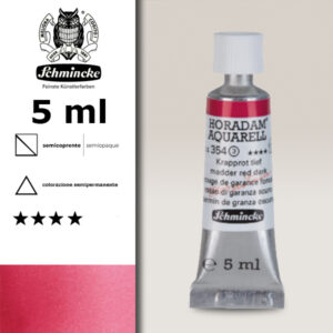 354 - rosso di garanza scuro Acquerello 5 ML Horadam Schmincke