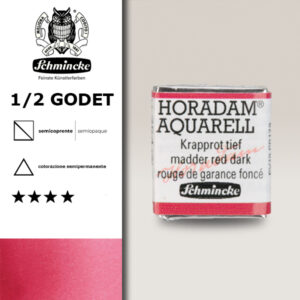 354 - rosso di garanza scuro Acquerello 1/2 Godet Horadam Schmincke