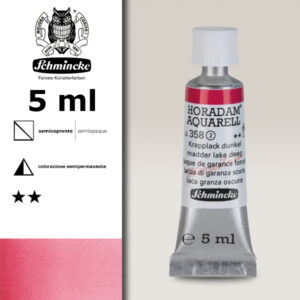 358 - lacca di garanza scura Acquerello 5 ML Horadam Schmincke