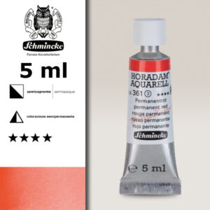 361 - rosso permanente Acquerello 5 ML Horadam Schmincke