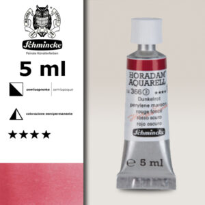 366 - rosso scuro Acquerello 5 ML Horadam Schmincke