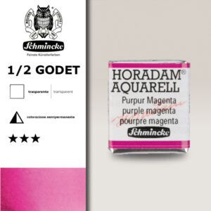 367 - magenta porpora Acquerello 1/2 Godet Horadam Schmincke