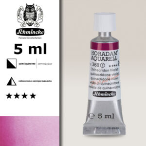 368 - viola di quinacridone Acquerello 5 ML Horadam Schmincke