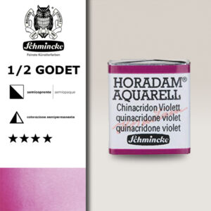 368 - viola di quinacridone Acquerello 1/2 Godet Horadam Schmincke
