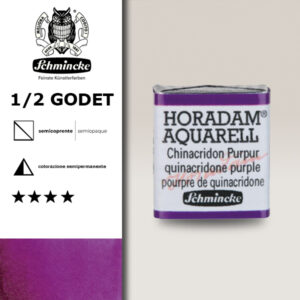 472 - porpora quinacridone Acquerello 1/2 Godet Horadam Schmincke