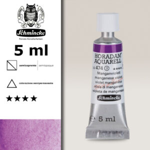 474 - viola di manganese Acquerello 5 ML Horadam Schmincke