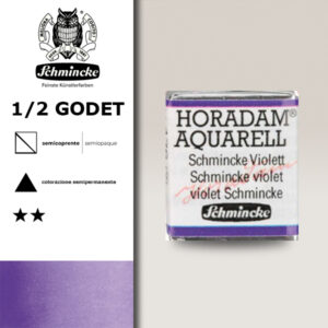 476 - viola Schmincke Acquerello 1/2 Godet Horadam Schmincke