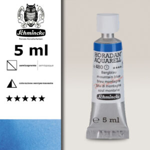 480 - blu di montagna Acquerello 5 ML Horadam Schmincke