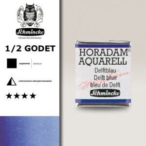 482 - blu di Delft Acquerello 1/2 Godet Horadam Schmincke