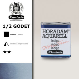 485 - indaco Acquerello 1/2 Godet Horadam Schmincke