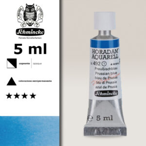 492 - blu di Prussia Acquerello 5 ML Horadam Schmincke