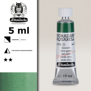 515 - verde oliva Acquerello 5 ML Horadam Schmincke