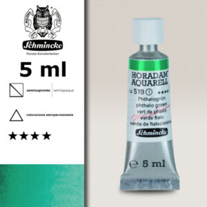519 - verde ftalo Acquerello 5 ML Horadam Schmincke