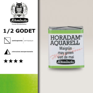 524 - verde maggio Acquerello 1/2 Godet Horadam Schmincke
