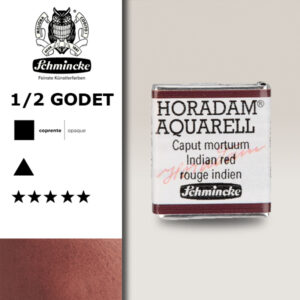 645 - rosso indiano Acquerello 1/2 Godet Horadam Schmincke