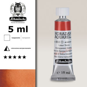 653 - terra di Siena trasparente Acquerello 5 ML Horadam Schmincke