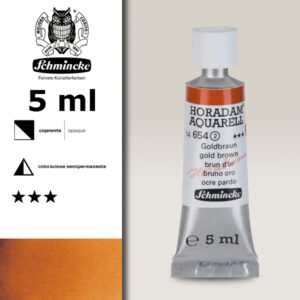 654 - bruno oro Acquerello 5 ML Horadam Schmincke