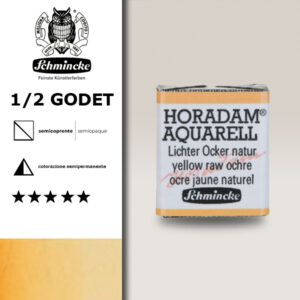 656 - ocra chiara naturale Acquerello 1/2 Godet Horadam Schmincke