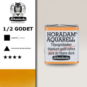 659 - ocra di titanio dorata Acquerello 1/2 Godet Horadam Schmincke