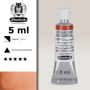 661 - terra di Siena bruciata Acquerello 5 ML Horadam Schmincke