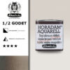 662 - tinta bruno seppia rossastro Acquerello 1/2 Godet Horadam Schmincke