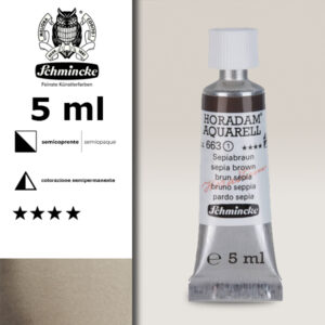 663 - bruno seppia Acquerello 5 ML Horadam Schmincke