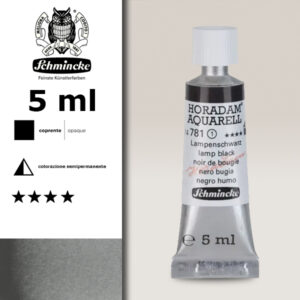 781 - nero bugia Acquerello 5 ML Horadam Schmincke